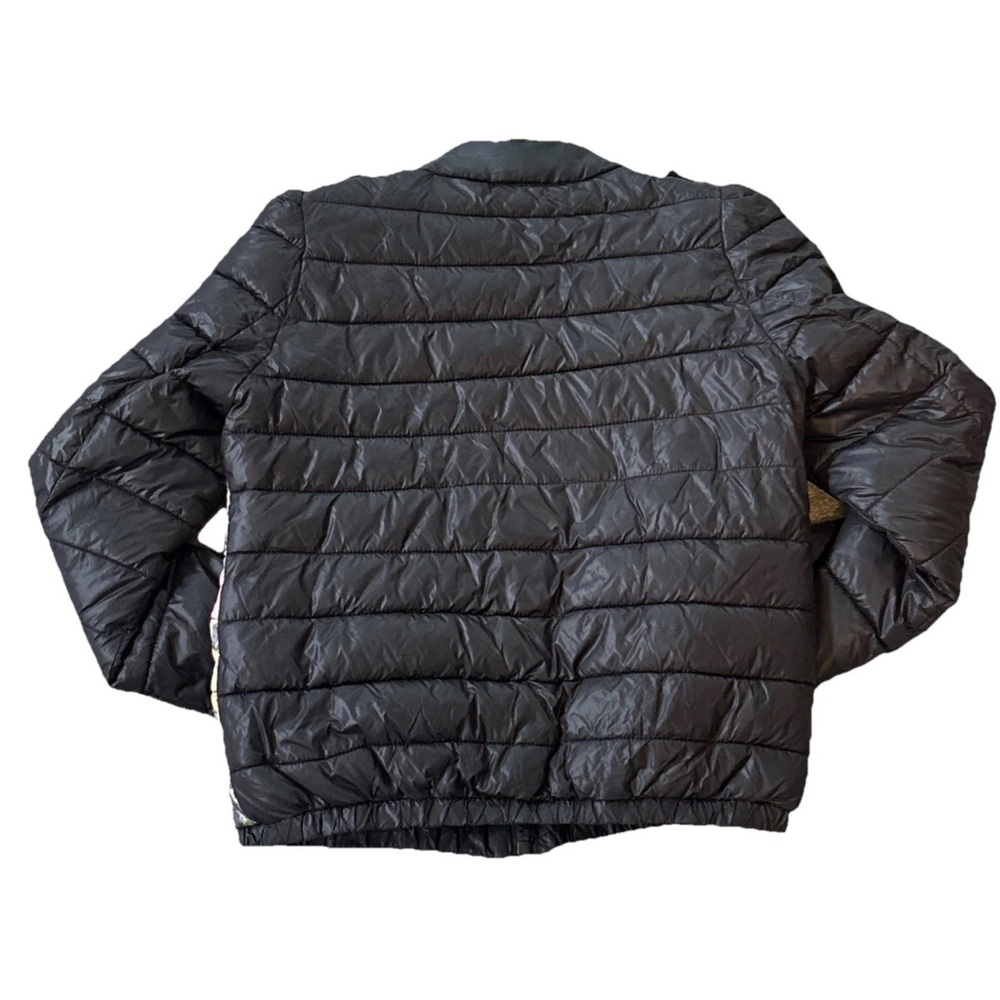 YIBUDAOWEI Fashion Couture Faux Leather streetwear Floral Puffer Coat  SZ 2P - Picture 12 of 17